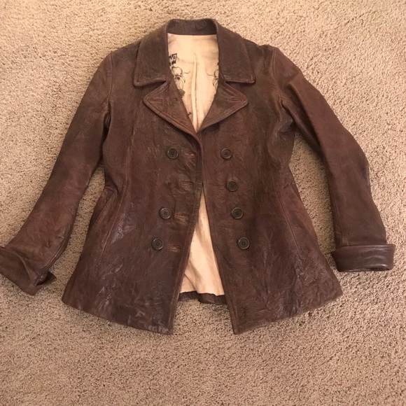 Duarte Jackets & Blazers - Duarte “washed leather” jacket
